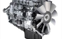 The Detroit Diesel DD15 Diesel Engine's 2.64 gear ratio promises better fuel economy for truckers.