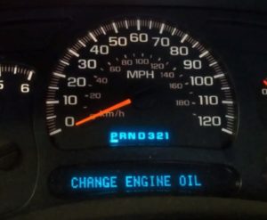 Change Engine Oil Light